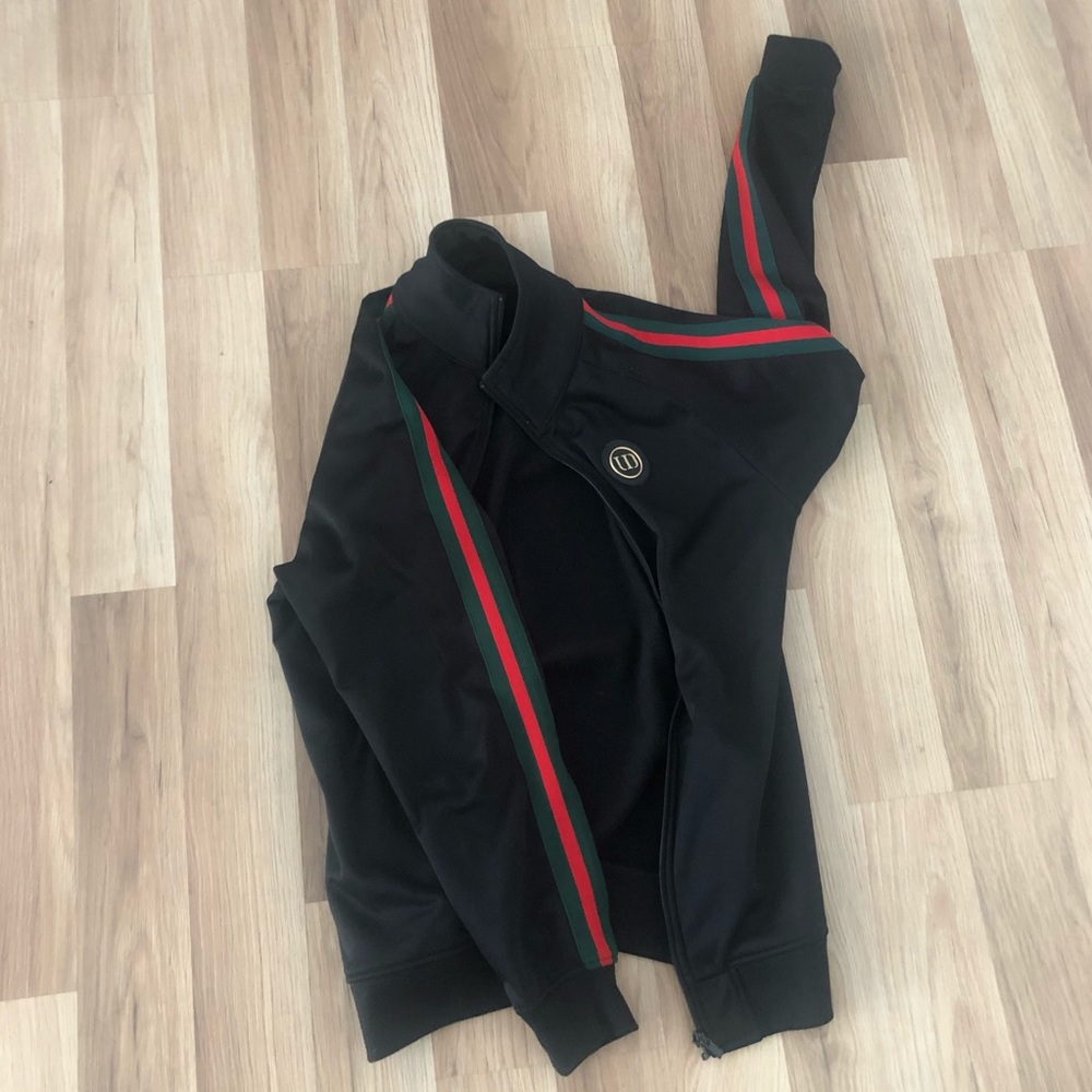 Nice jacket USA S/P black with red ligns